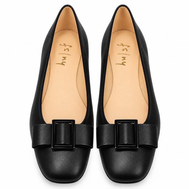 Normandy Black Leather