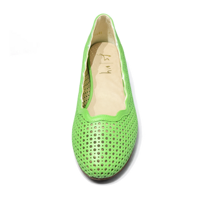 Nymph Acid Green Leather