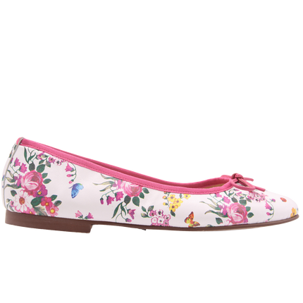 Naomi - Pink Floral Leather