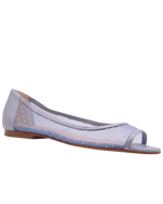 Noir - Light Blue Dot Mesh