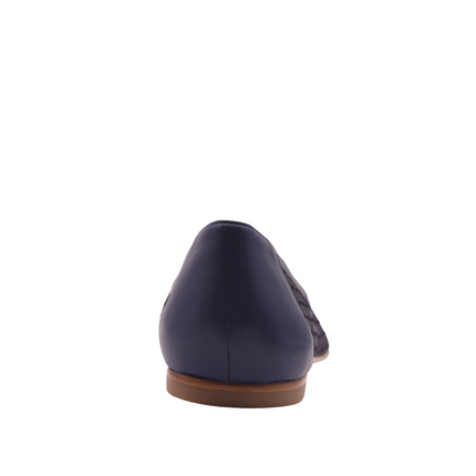 Noir Navy Dot Mesh