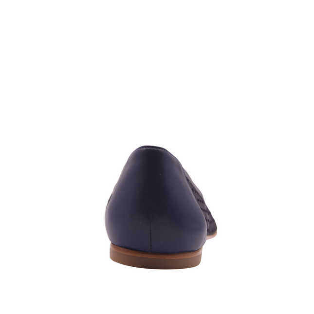 Noir Navy Dot Mesh