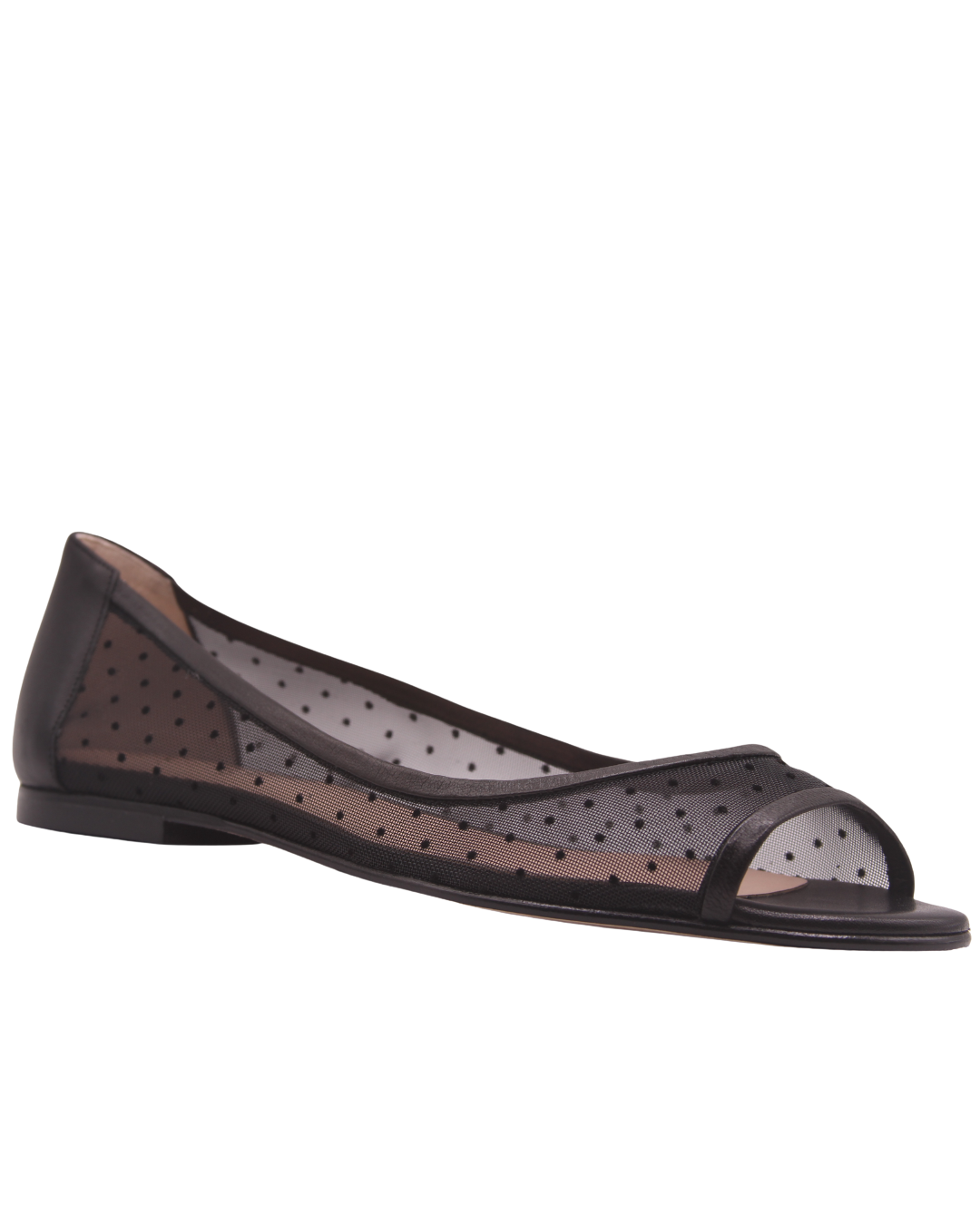 Noir - Black Dot Mesh