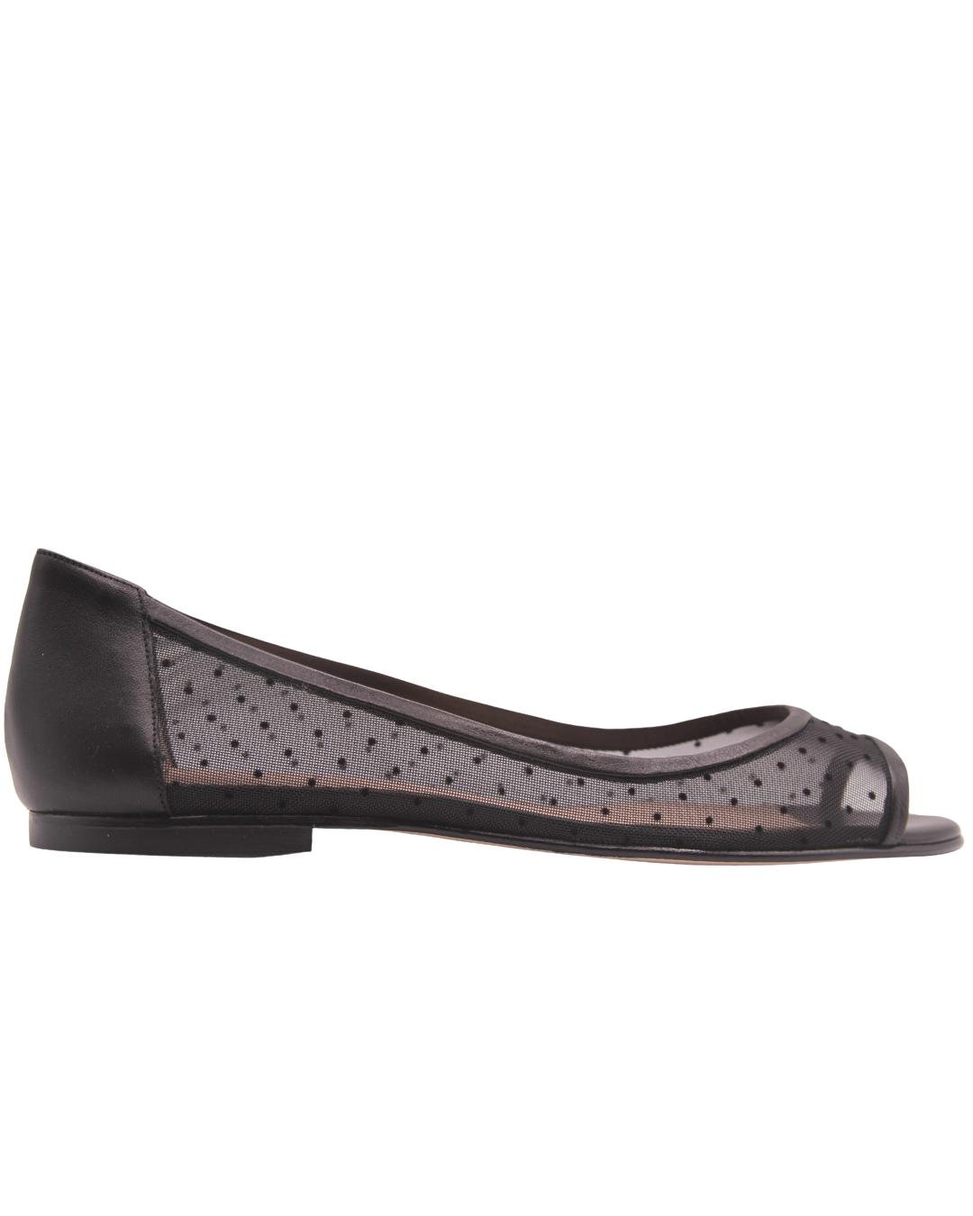Noir - Black Dot Mesh