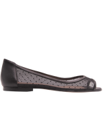 Noir - Black Dot Mesh