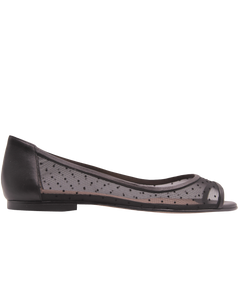 Noir - Black Dot Mesh