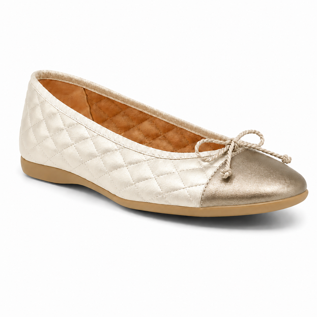 Passport Rubber Sole Cream/Champagne