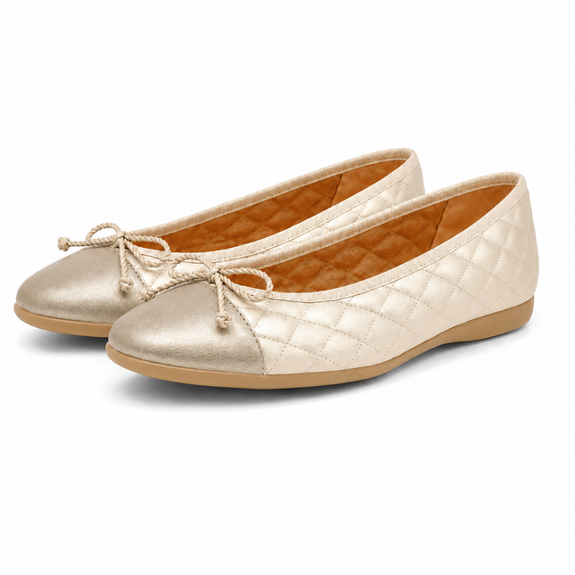Passport Rubber Sole Cream/Champagne