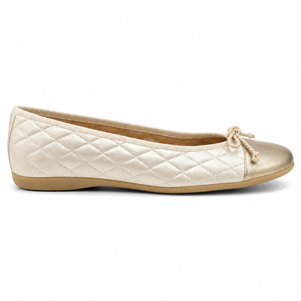 Passport Rubber Sole Cream/Champagne