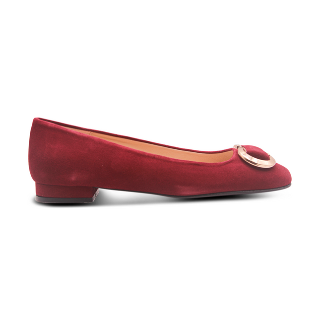 Pamela Wine Suede