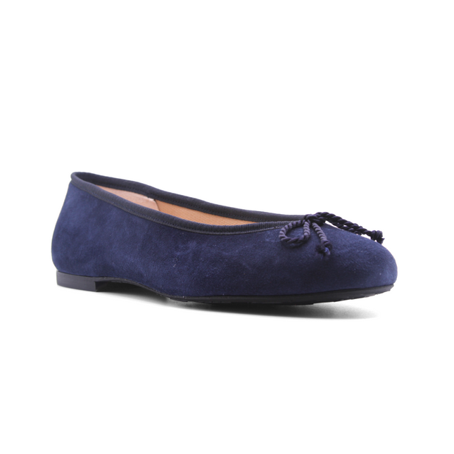 Pearl Navy Suede