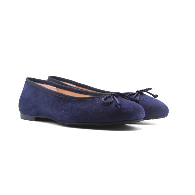 Pearl Navy Suede