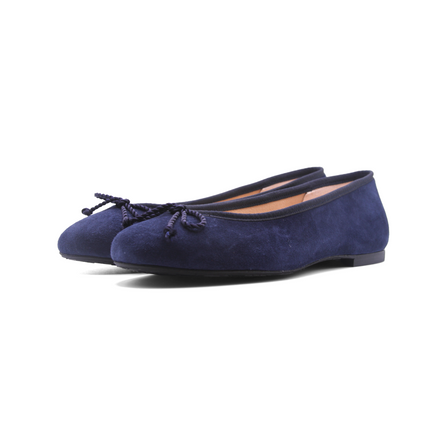 Pearl Navy Suede
