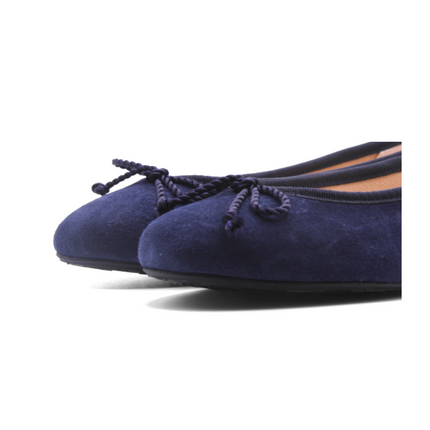 Pearl Navy Suede