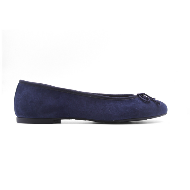 Pearl Navy Suede