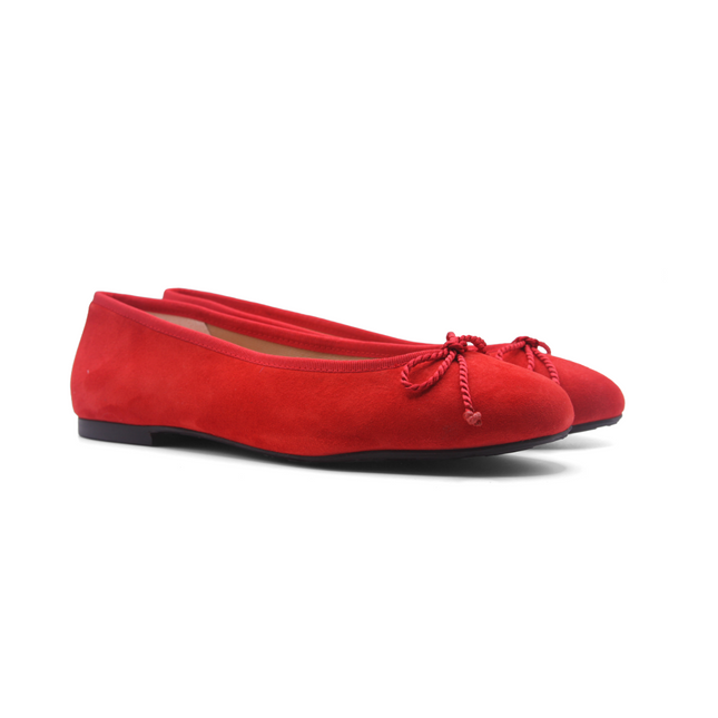 Pearl Red Suede