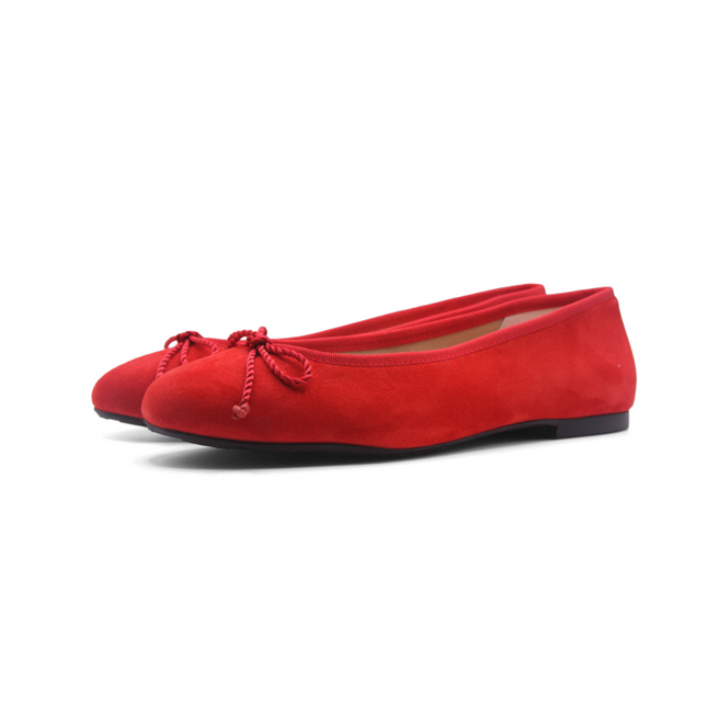 Pearl Red Suede