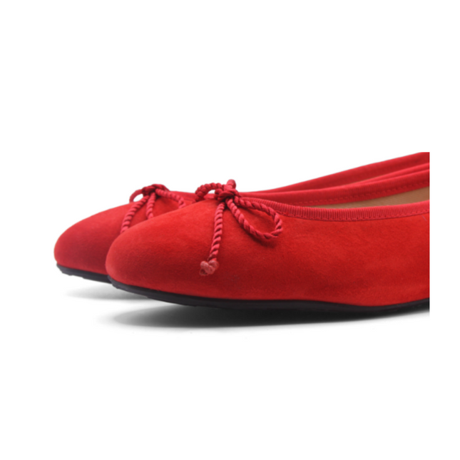 Pearl Red Suede