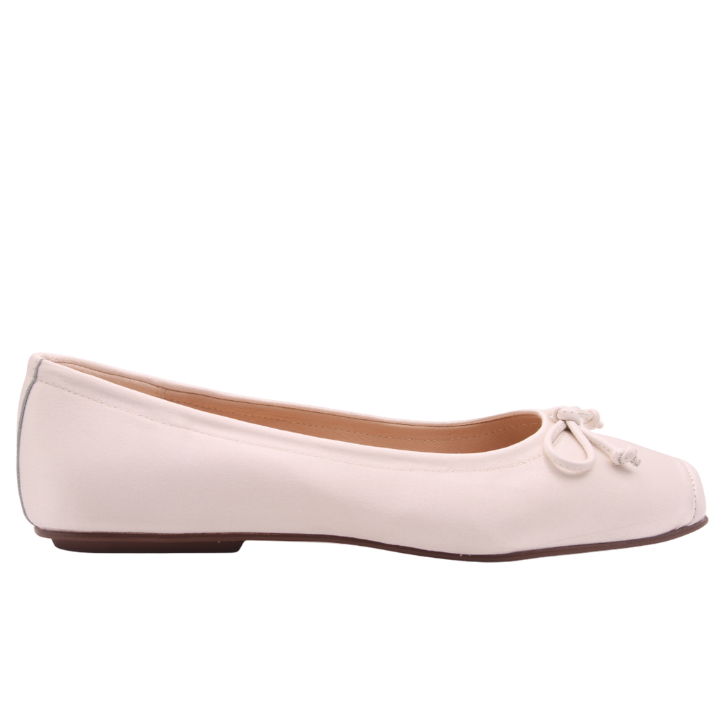Phoebe - Off White Satin