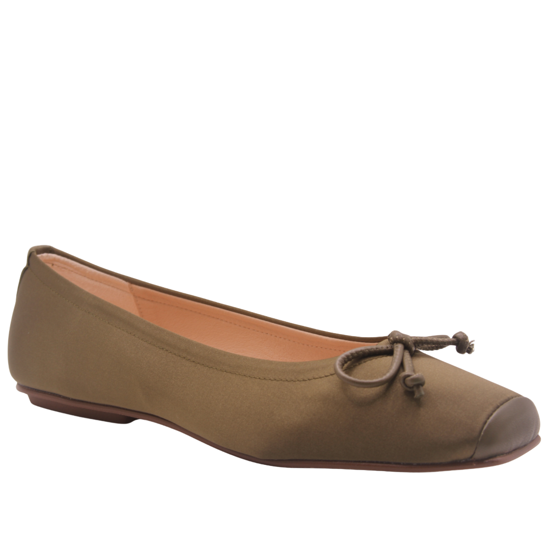 Phoebe - Olive Satin