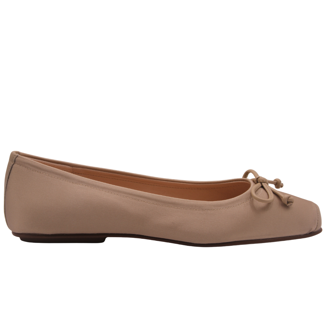 Phoebe - Taupe Satin