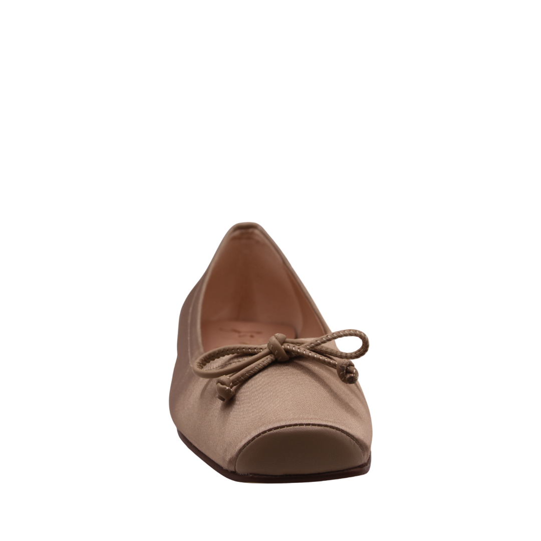 Phoebe - Taupe Satin