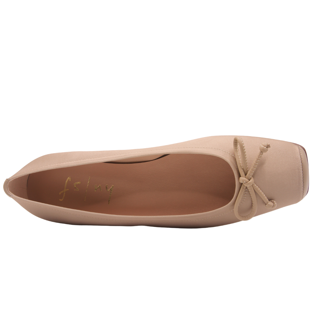 Phoebe - Taupe Satin