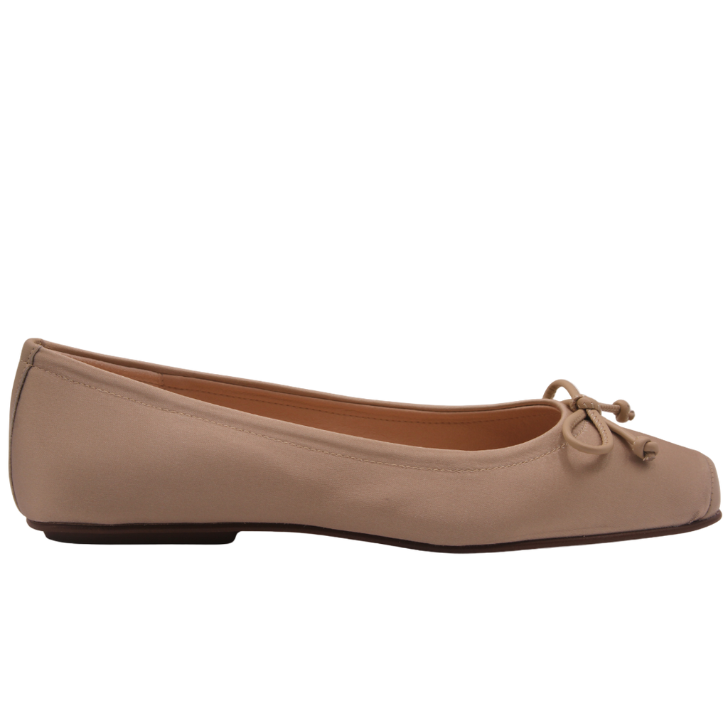 Phoebe - Taupe Satin
