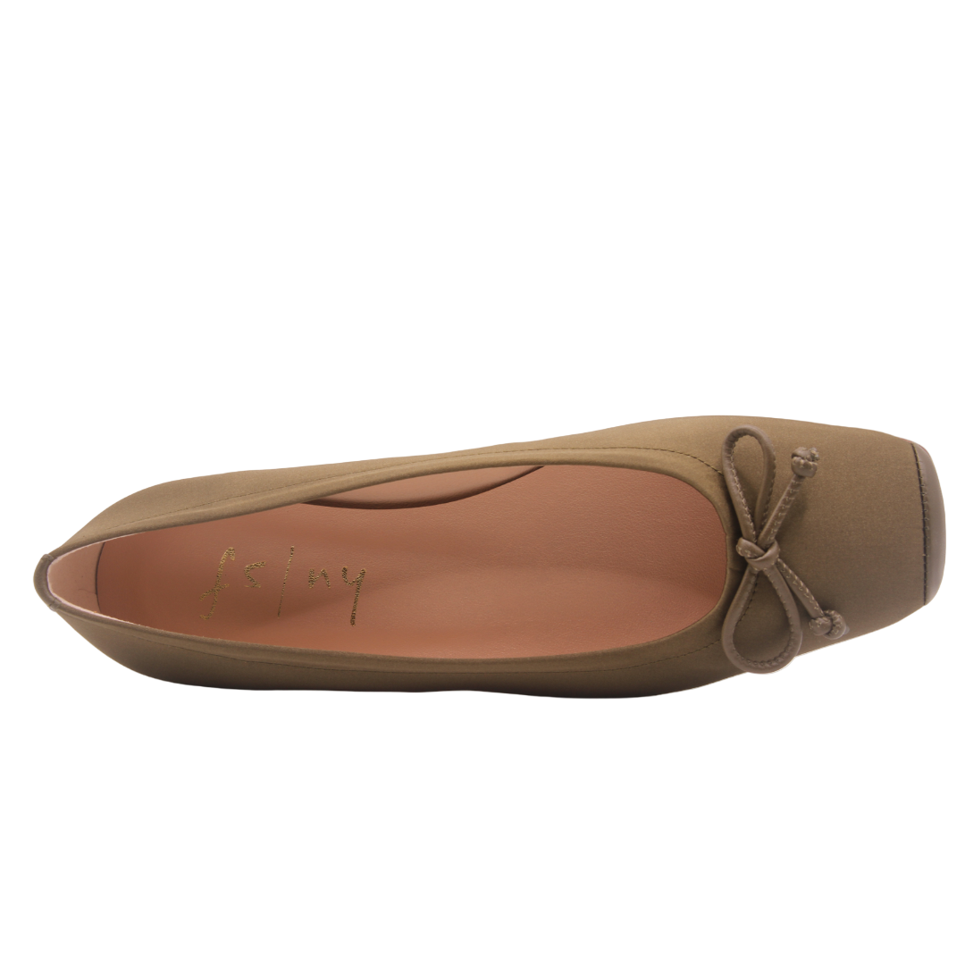 Phoebe - Olive Satin