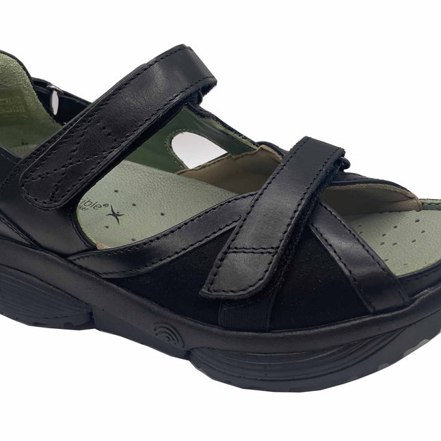 Xsensible Stretchwalker - Pluto Black Leather
