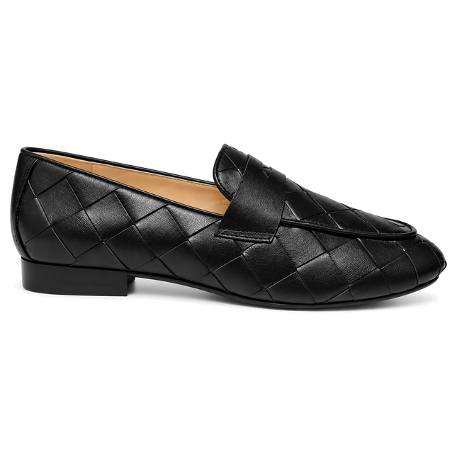 Rose Black Leather