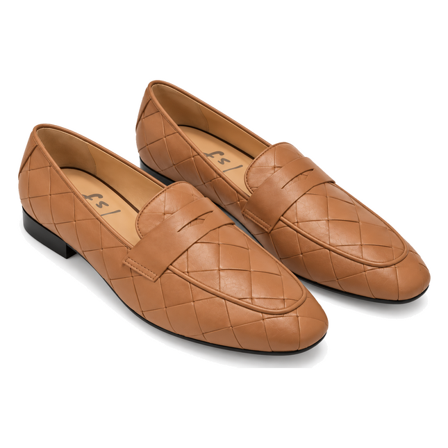 Rose Camel Leather