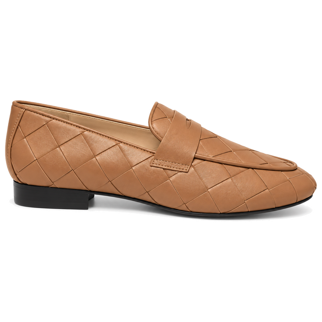 Rose Camel Leather