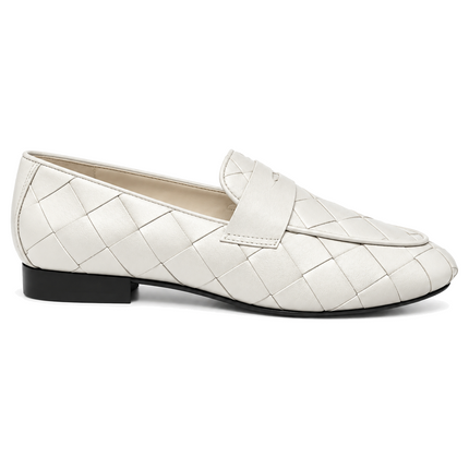 Rose White Leather