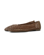 Rosalie Cognac Woven Leather