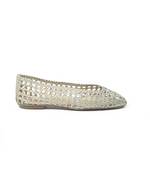 Rosalie Champagne Woven Leather