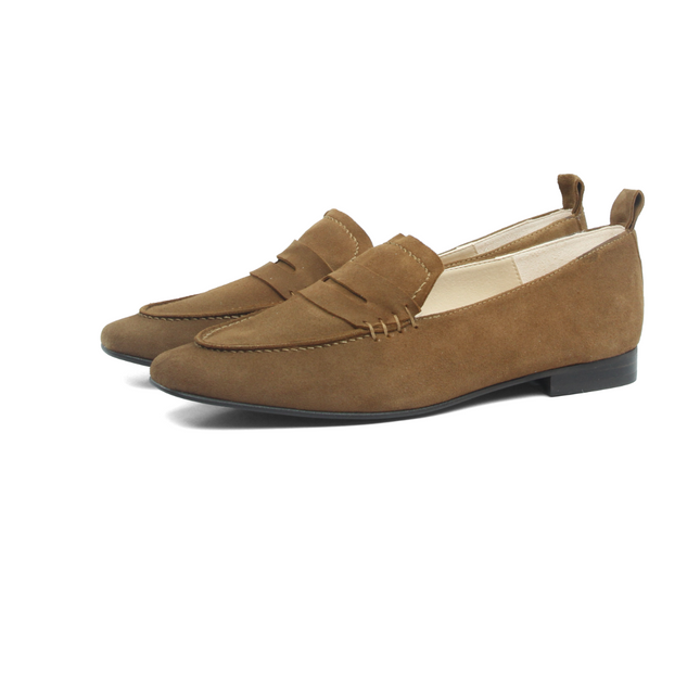 Ruthie Camel Suede