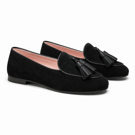 Stacy Black Suede