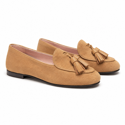Stacy Camel Suede