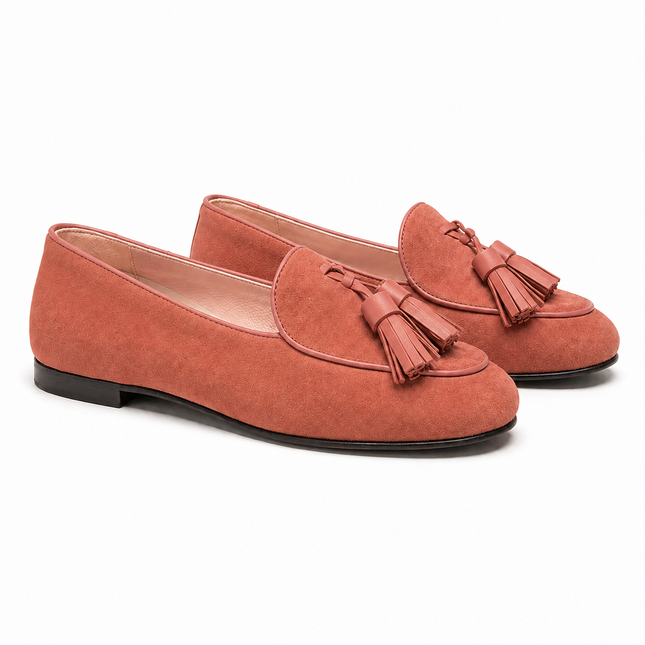 Stacy Terracotta Suede