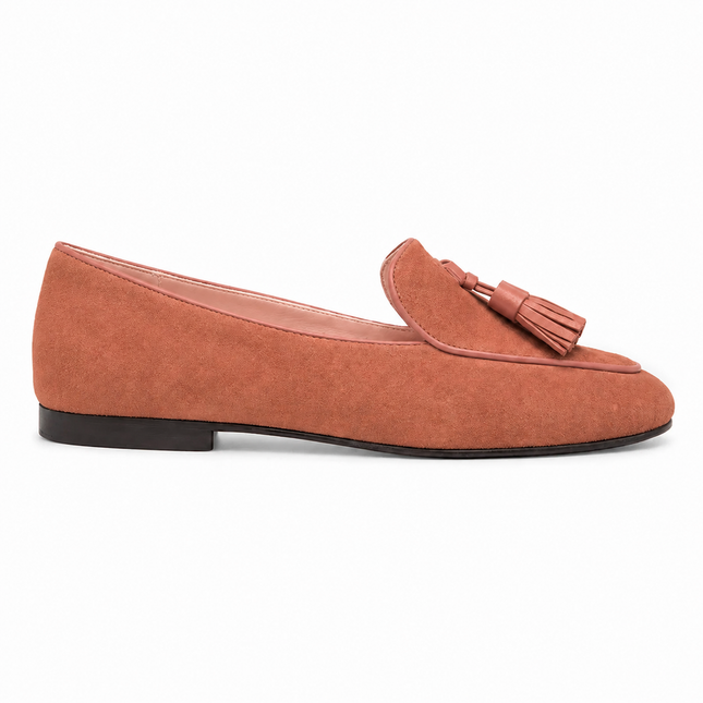 Stacy Terracotta Suede