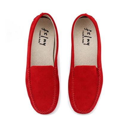 Stella Red Suede