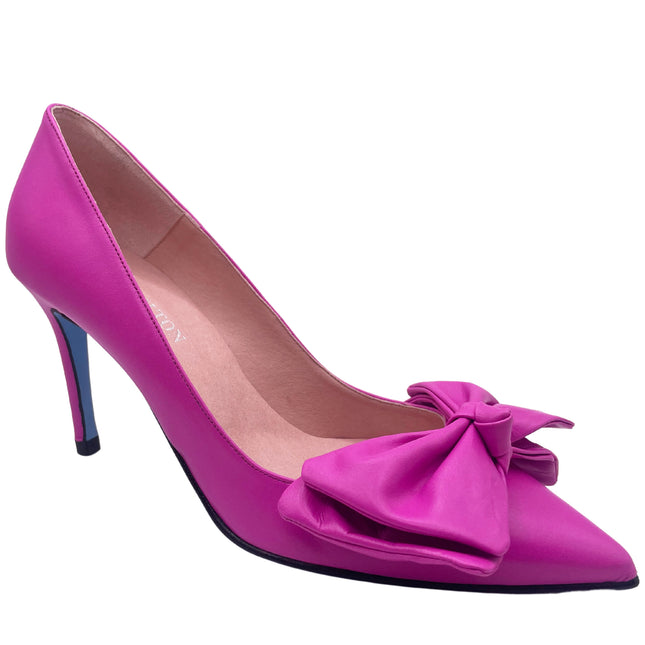 Tina Bright Pink Leather