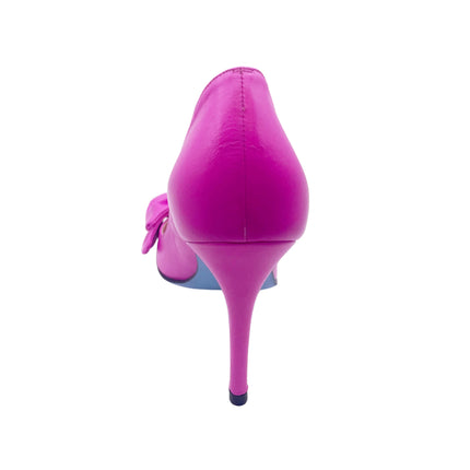 Tina Bright Pink Leather