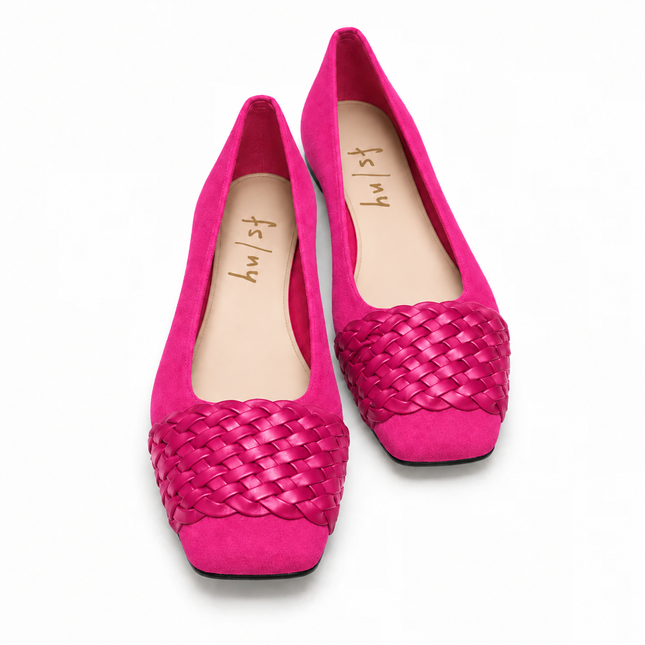 Via Fuchsia Suede Braid