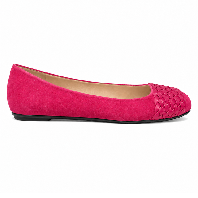 Via Fuchsia Suede Braid