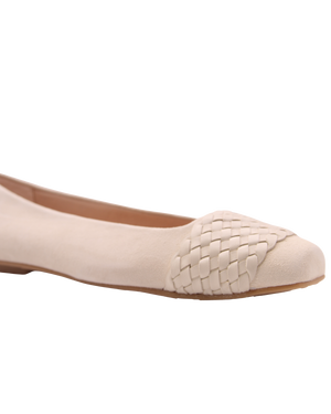 Via - Ivory Suede Braid