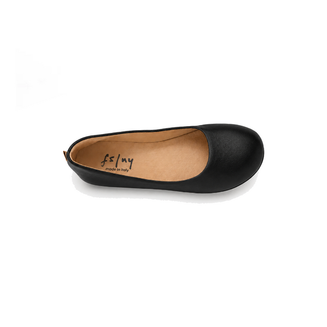 Zeppa Black Leather