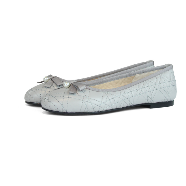 Candiace - Grey Leather