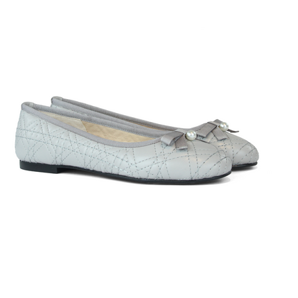 Candiace - Grey Leather